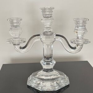 Elegant Baccarat Crystal Candelabra